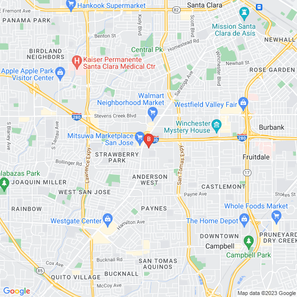 My Construction Group location map: 730 Saratoga Ave, Bldg w-308, San Jose, CA